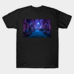 Snow covered Japanese street T-Shirt